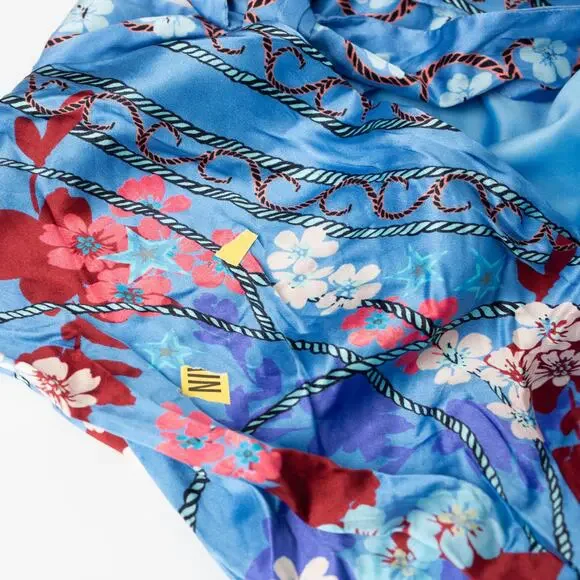 SALONI Fleur Midi Dress in Sky Flourish Plmt - Picture 10 of 10